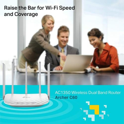 TP-Link Archer C60 Routeur Gigabit Tri-Bande Wi-Fi Wi-Fi AC1350 – Image 4