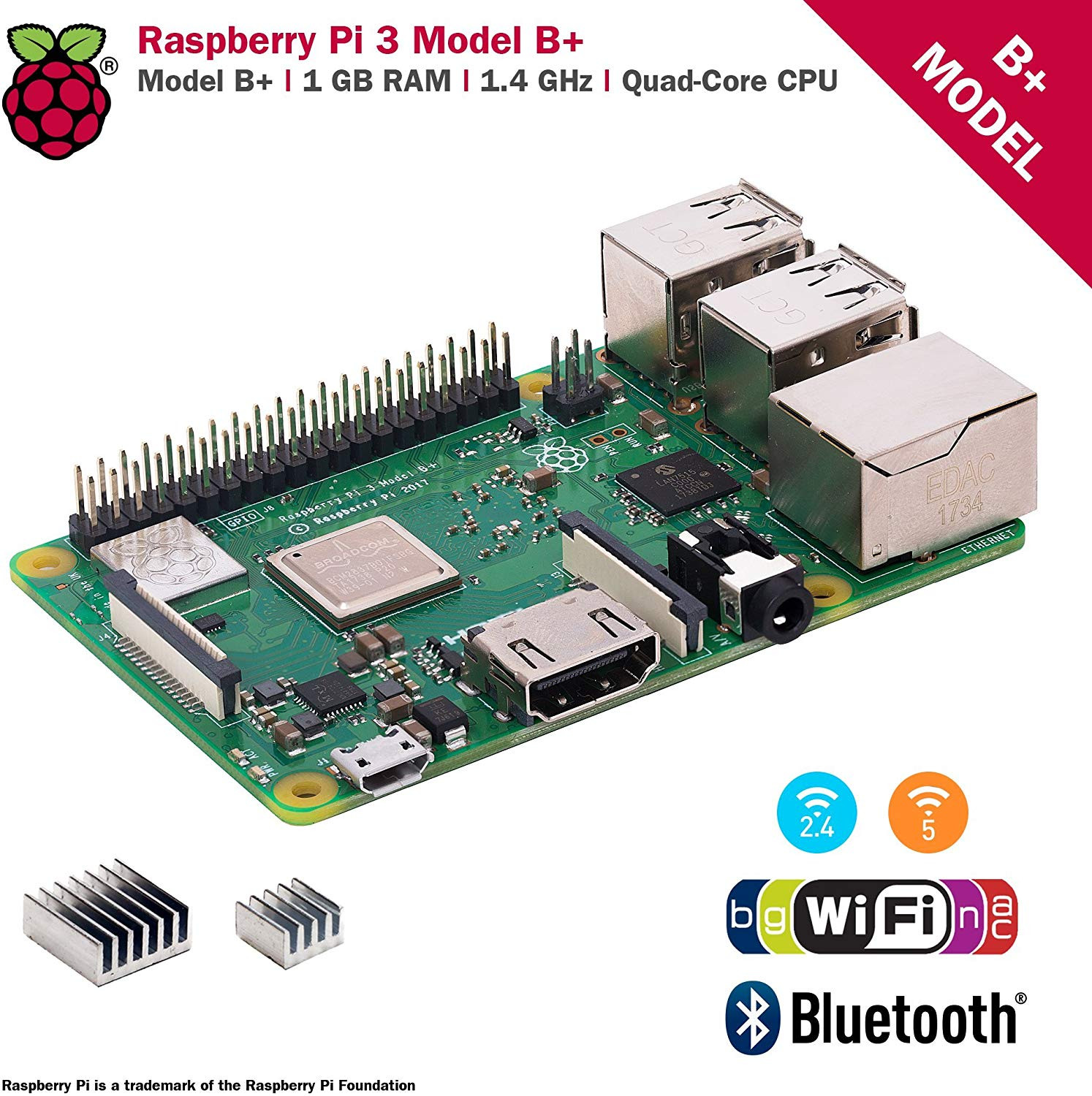 Raspberry Pi 3 Modèle B + Kit de base – Image 4