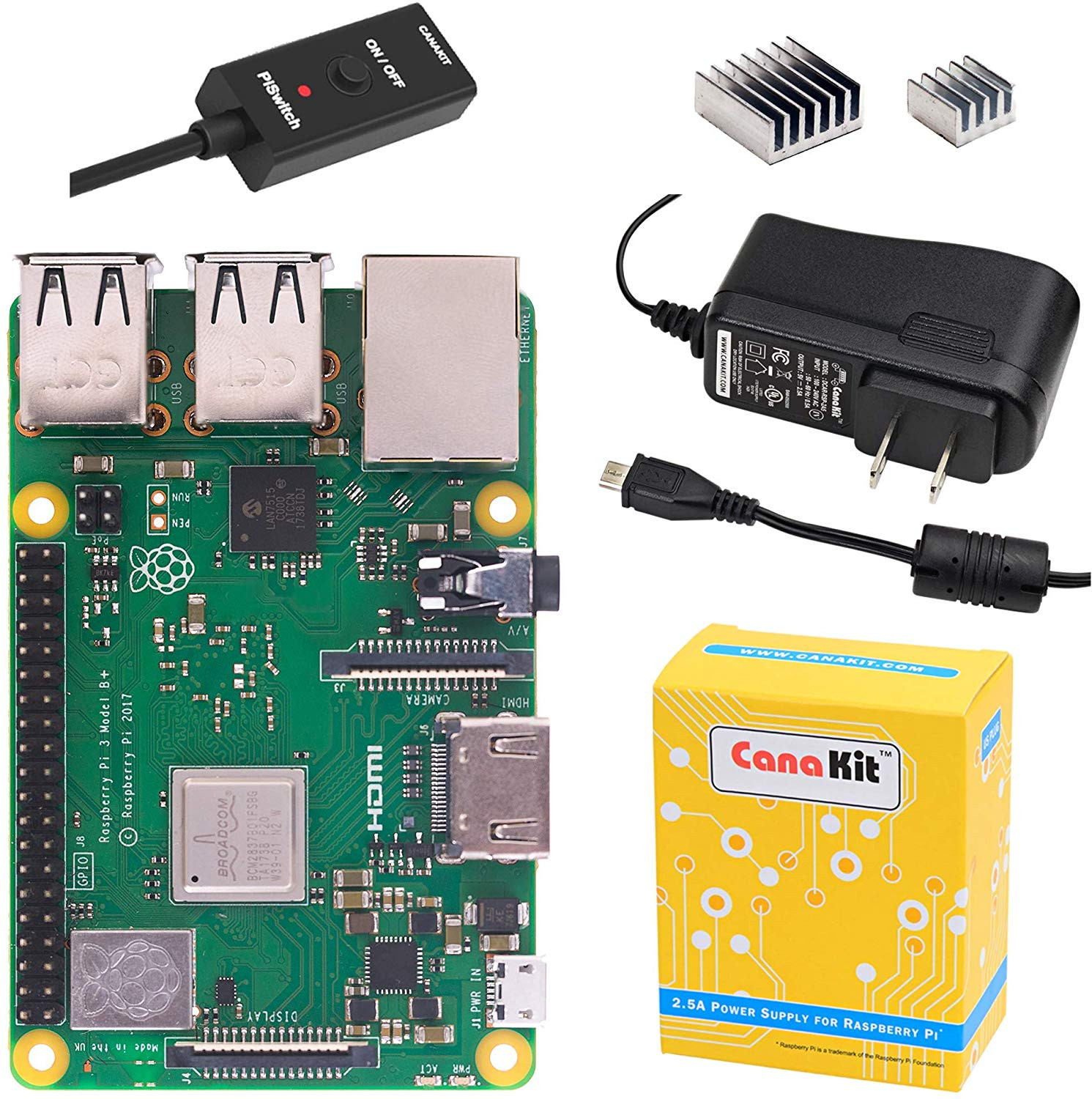 Raspberry Pi 3 Modèle B + Kit de base