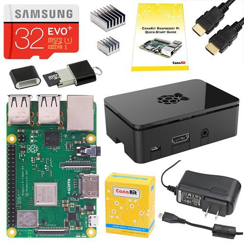 Raspberry Pi 3 Modèle B + Kit de démarrage 32 GB
