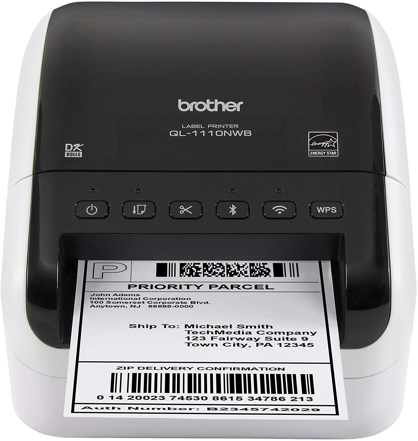 Brother QL-1110NWB Imprimante d'étiquettes thermique