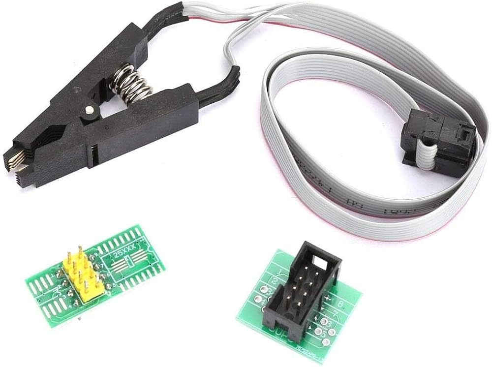 Clip de programme de test SPI BIOS FLASH sans démontage SOP8 24°C 93°C 25LF – Image 2