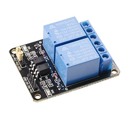 Alternative view of Module 5V 2 Channel 5V Relay
