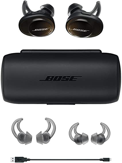 Bose SoundSport Free, True Wireless Earbuds, (Écouteurs Bluetooth anti-transpiration pour entraînements et sports)