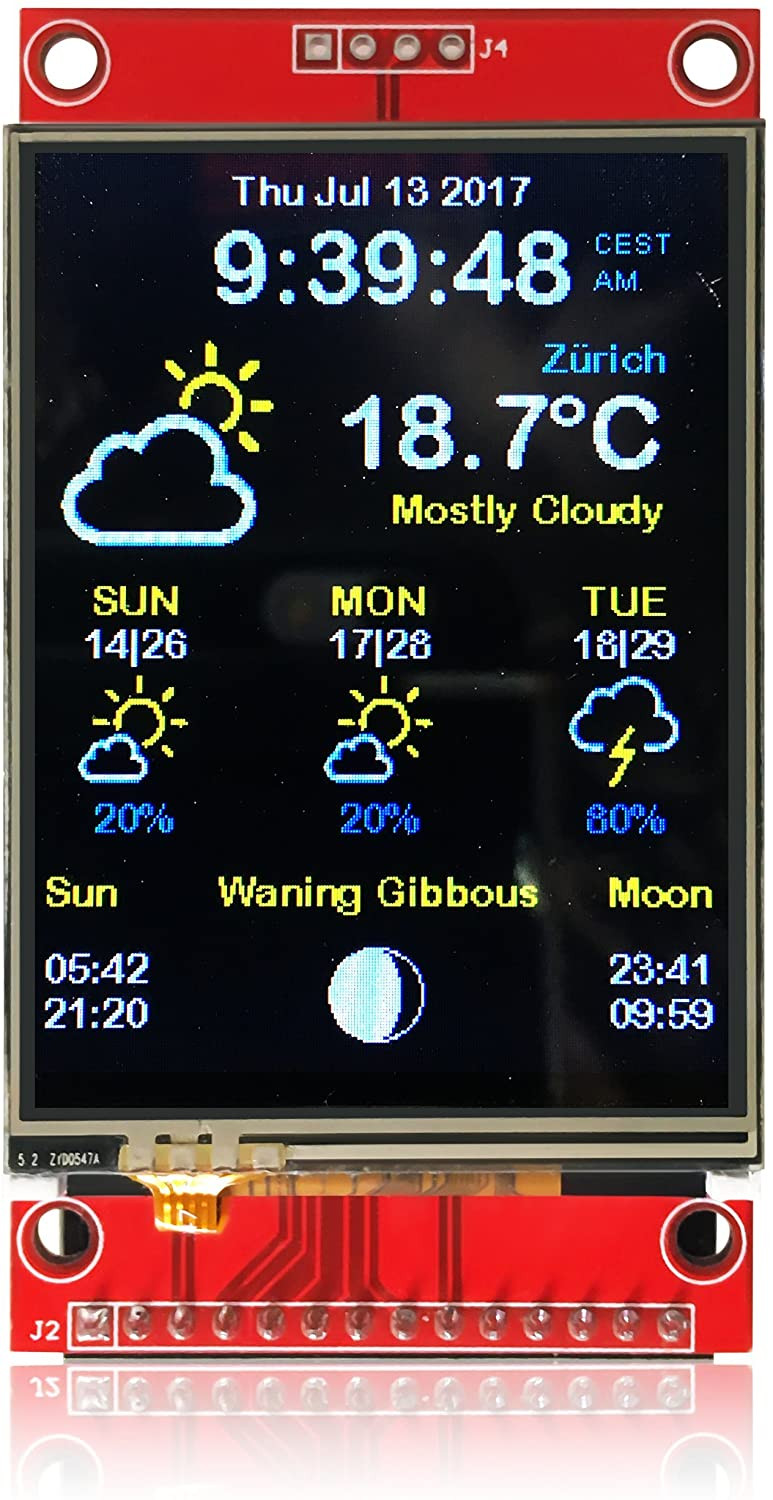 ESP8266 WiFi Color Display Kit