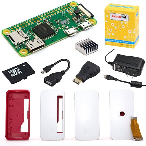 CanaKit Raspberry Pi Zero W (Wireless) Complete Starter Kit - 16 GB Edition w-k 105