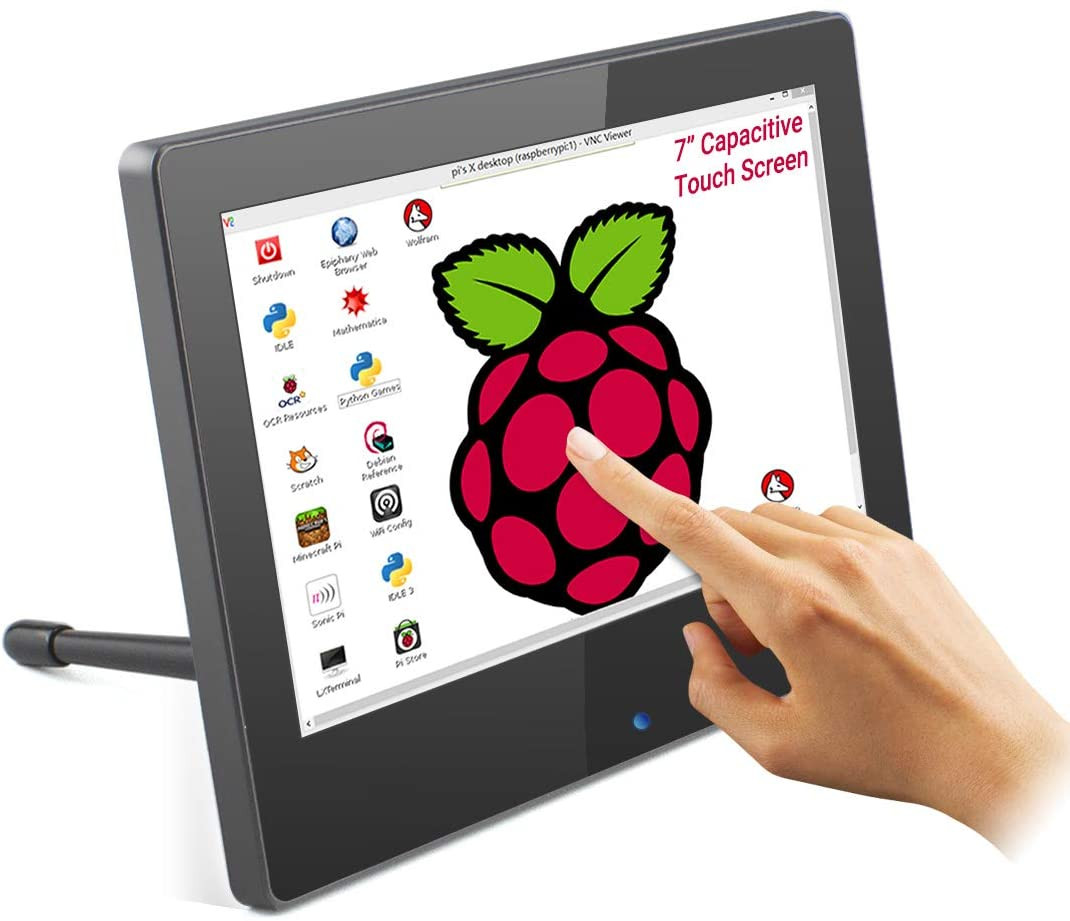 Ecran pour Raspberry Pi 3 B+, LCD Tactile 7", HDMI avec Etui & Support