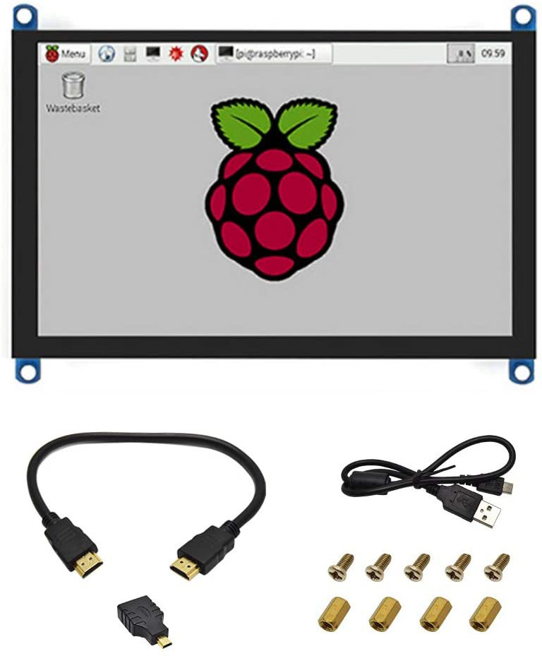 LANDZO Raspberry Pi 5 Inch Touch Display 480x320