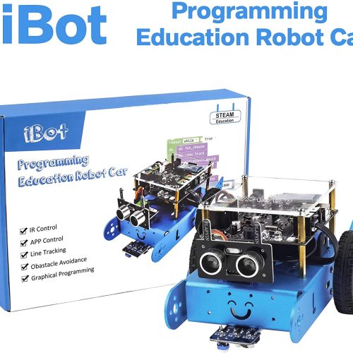 Robot Éducation Programmable Kit De Voiture Éducation STEM, Compatible avec Arduino IDE