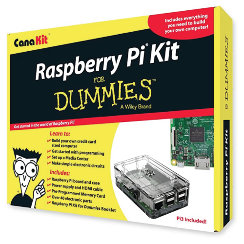 Kit CanaKit Raspberry Pi pour les nuls (Pi 3 inclus)