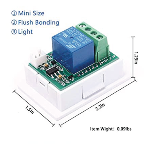 Alternative view of Module de commutation de contrôleur de température numérique WHDTS 12V DC -50 ℃