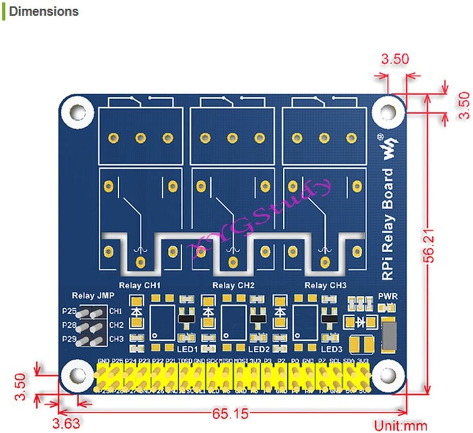 Module de relais d'alimentation pour Raspberry Pi 3 2 modèle B B + – Image 6