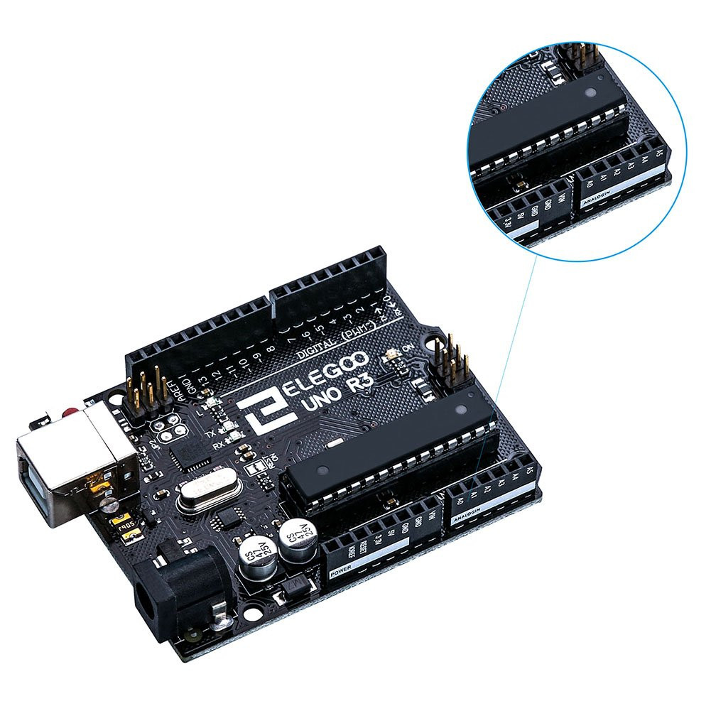 microcontroller Uno R3 Atmega328p ch340g pour Arduino – Image 4