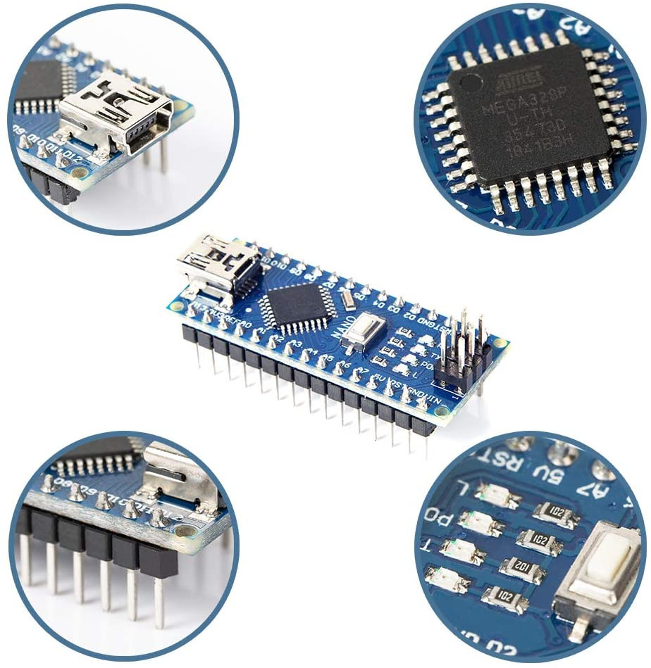 ELEGOO pour Arduino Nano V3.0, carte Nano CH340 – Image 4