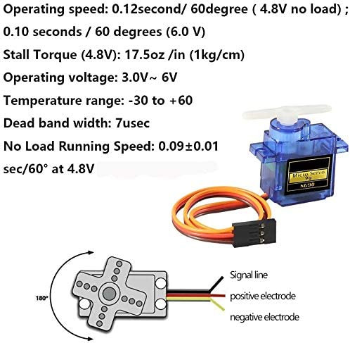 SG90 Micro Servo Motor Mini Arduino Servo – Image 2