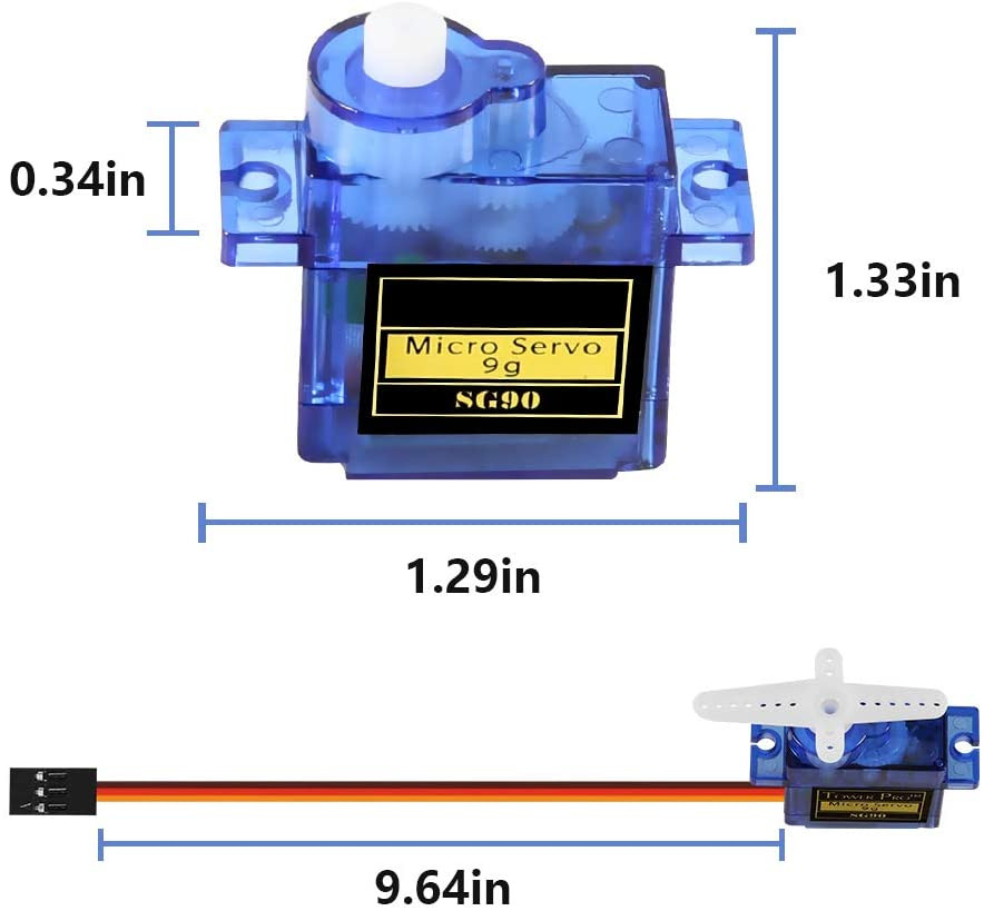 SG90 Micro Servo Motor Mini Arduino Servo – Image 3