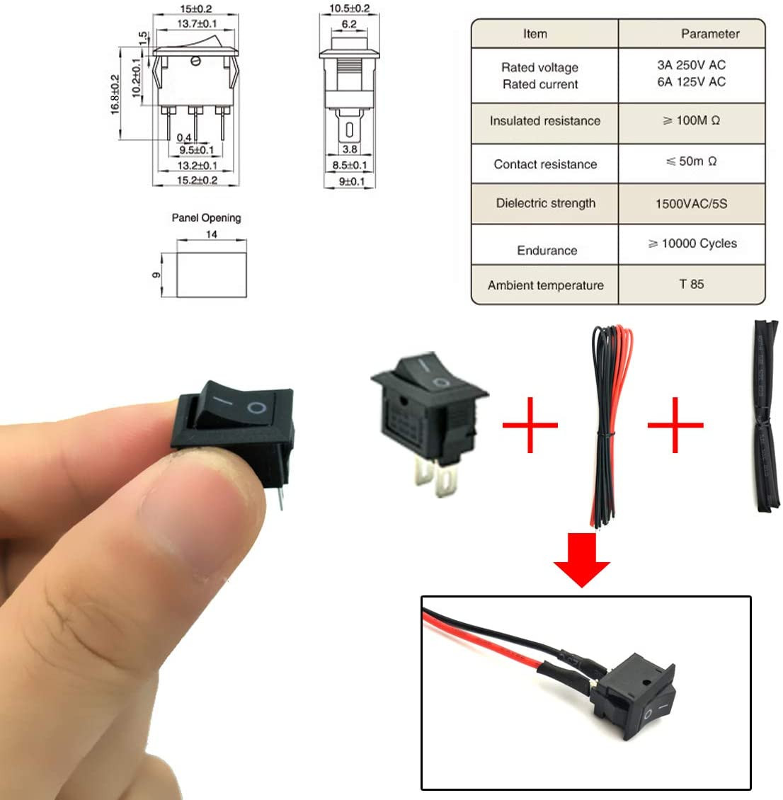 Kit de 6 moteurs à courant continu, mini moteur de loisir électrique 3V -12V 25000 tr – Image 5