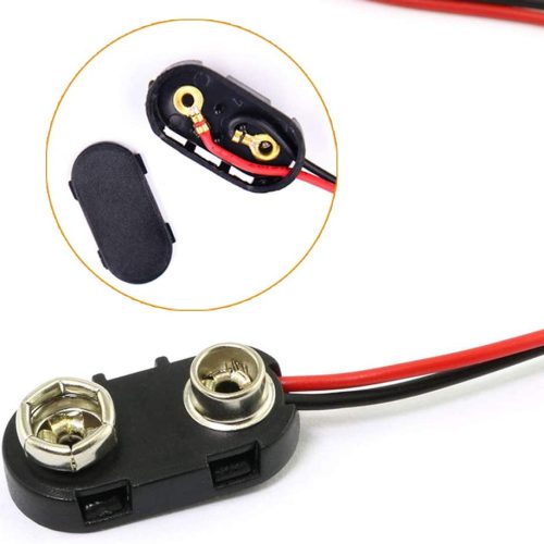 Connecteur de clip de batterie 9 V