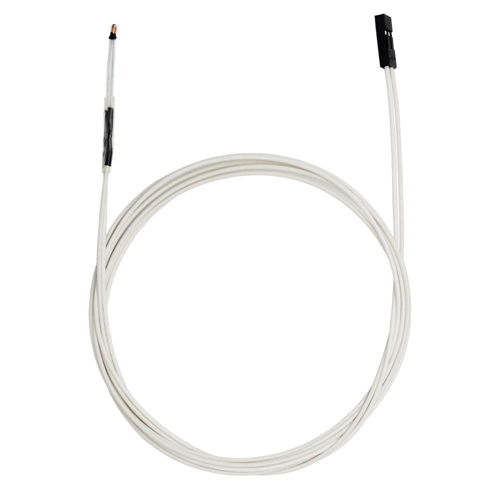 Thermistance NTC 3950 100K avec câblage de 1 mètre et tête de broche femelle pour imprimante 3D RepRap Heatbed ou Hot End