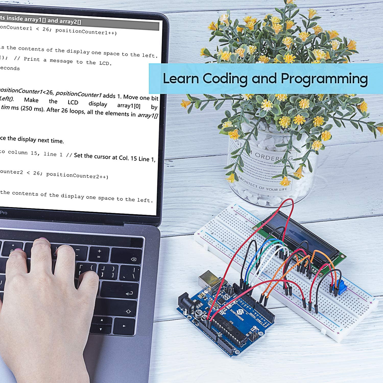 SunFounder R3 Project Kit de démarrage complet compatible avec Arduino IDE, 25 tutoriels inclus – Image 5