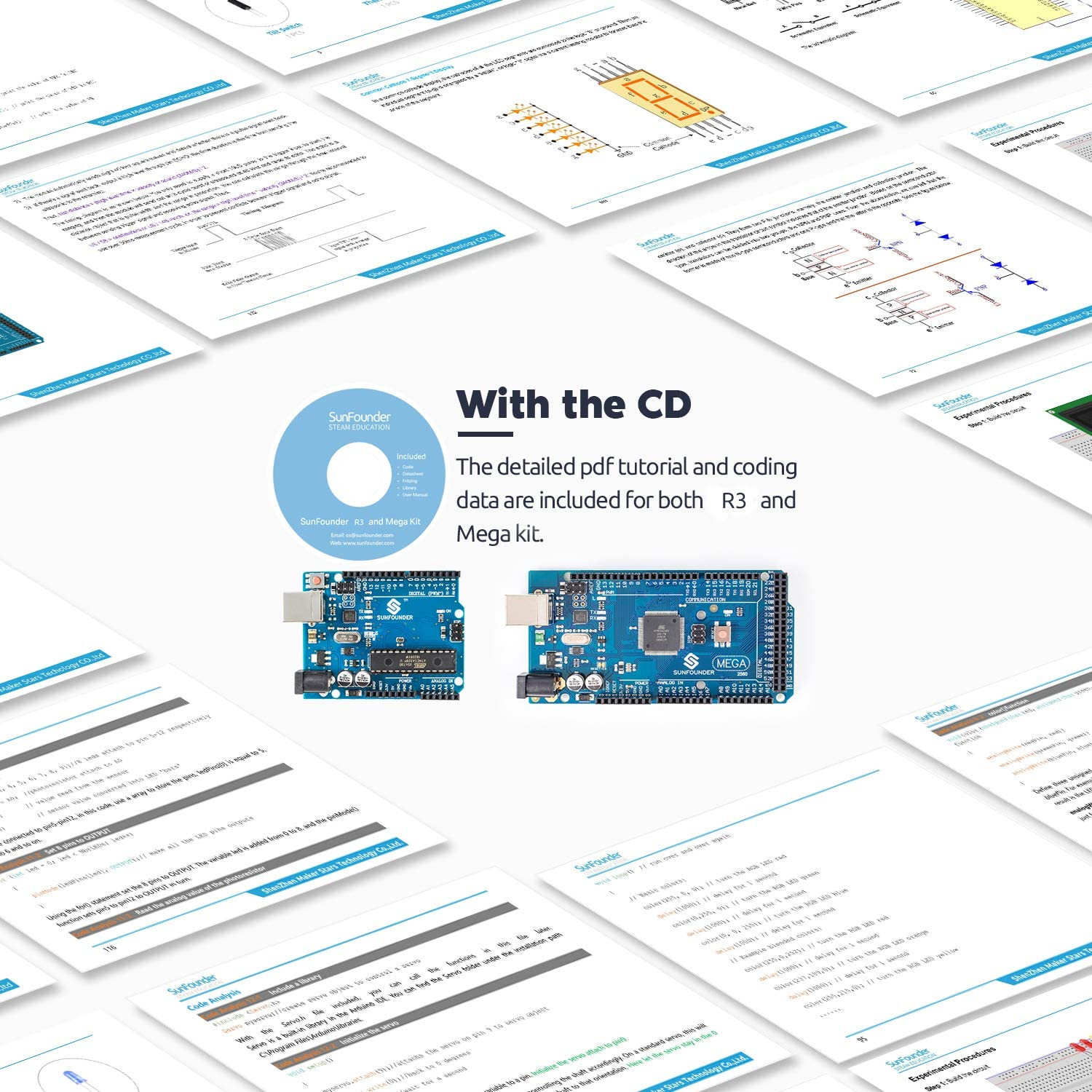 SunFounder R3 Project Kit de démarrage complet compatible avec Arduino IDE, 25 tutoriels inclus – Image 6