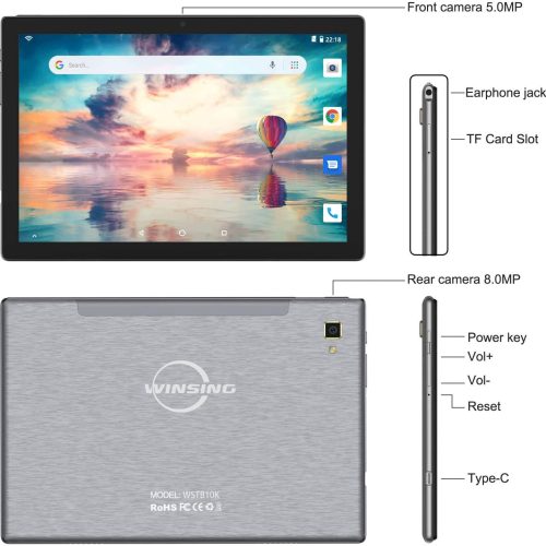 Alternative view of Tablette octa-core Wi-Fi 5G 10 pouces