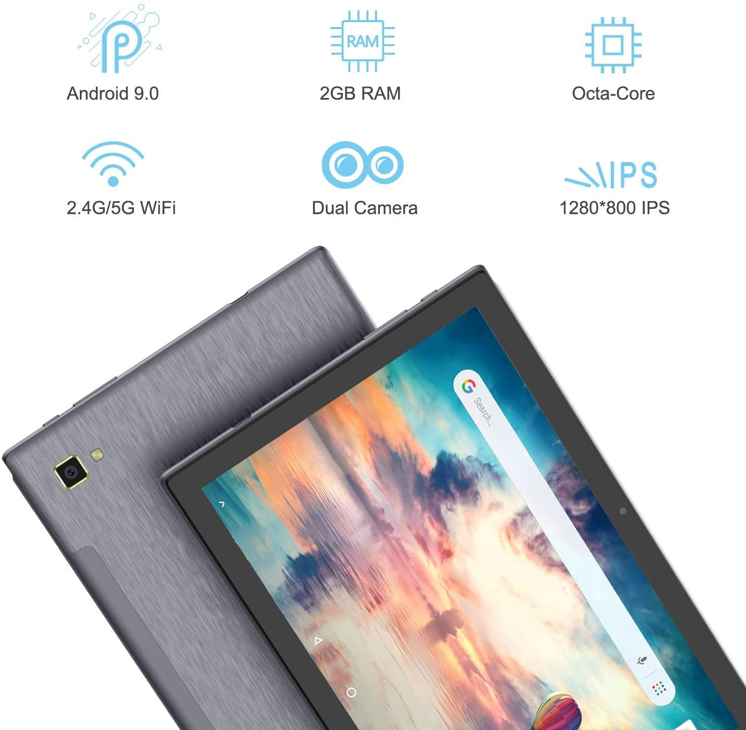 Tablette octa-core Wi-Fi 5G 10 pouces – Image 7