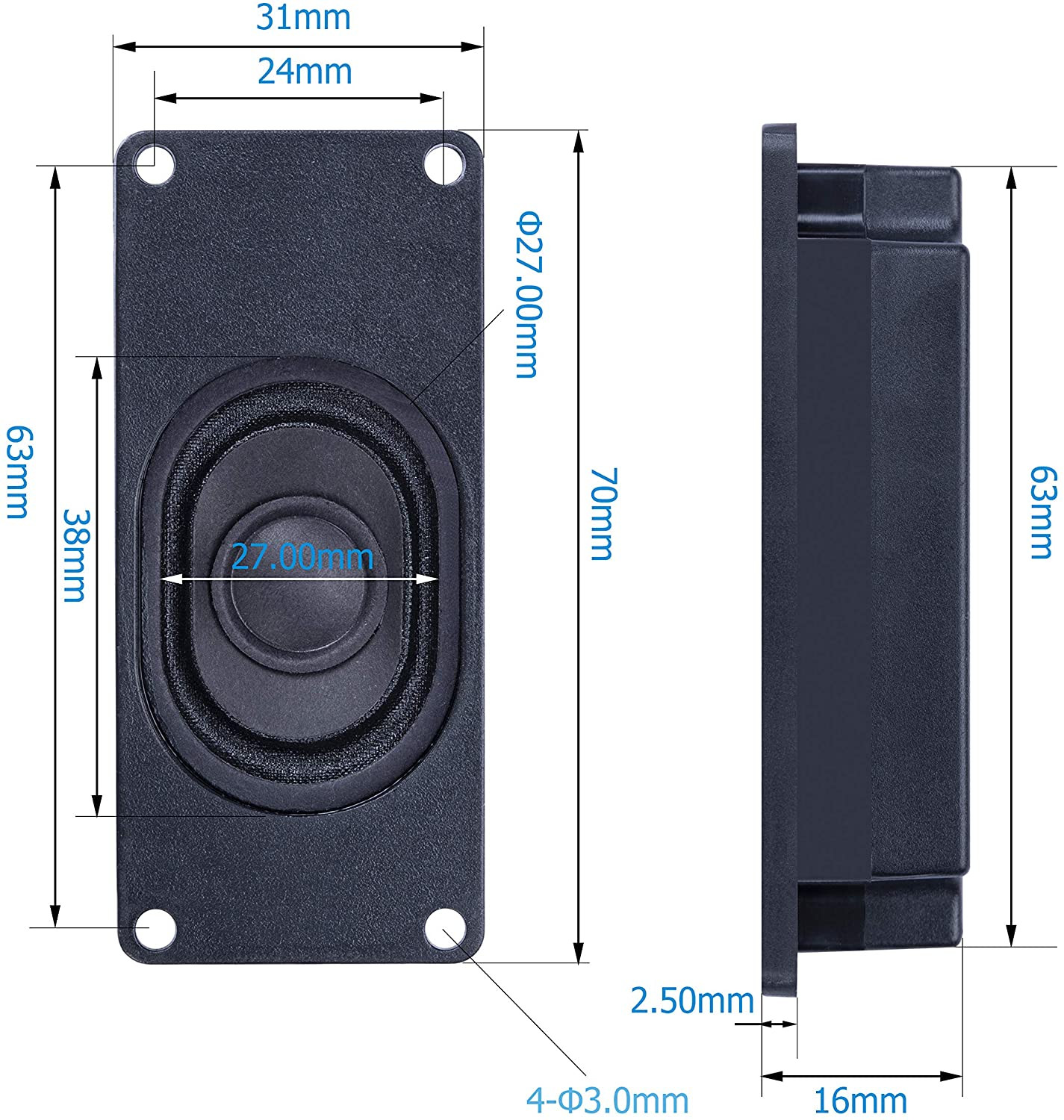 Haut-parleur CQRobot 3 Watt 8 Ohm pour Arduino – Image 8
