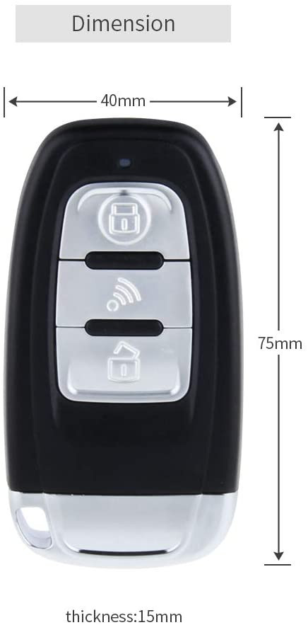 EASYGUARD EC003-1 PKE entrée sans clé passive système d'alarme de voiture bouton poussoir démarrage démarreur à distance DC12V – Image 3