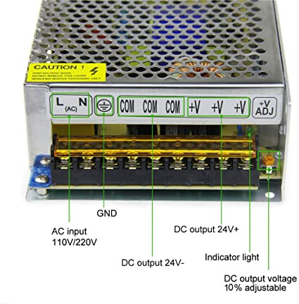 Alimentation à Découpage 10A 240W Adaptateur Transformateur de Puissance pour Les Bandes de LED, Caméra de Vidéosurveillance – Image 4