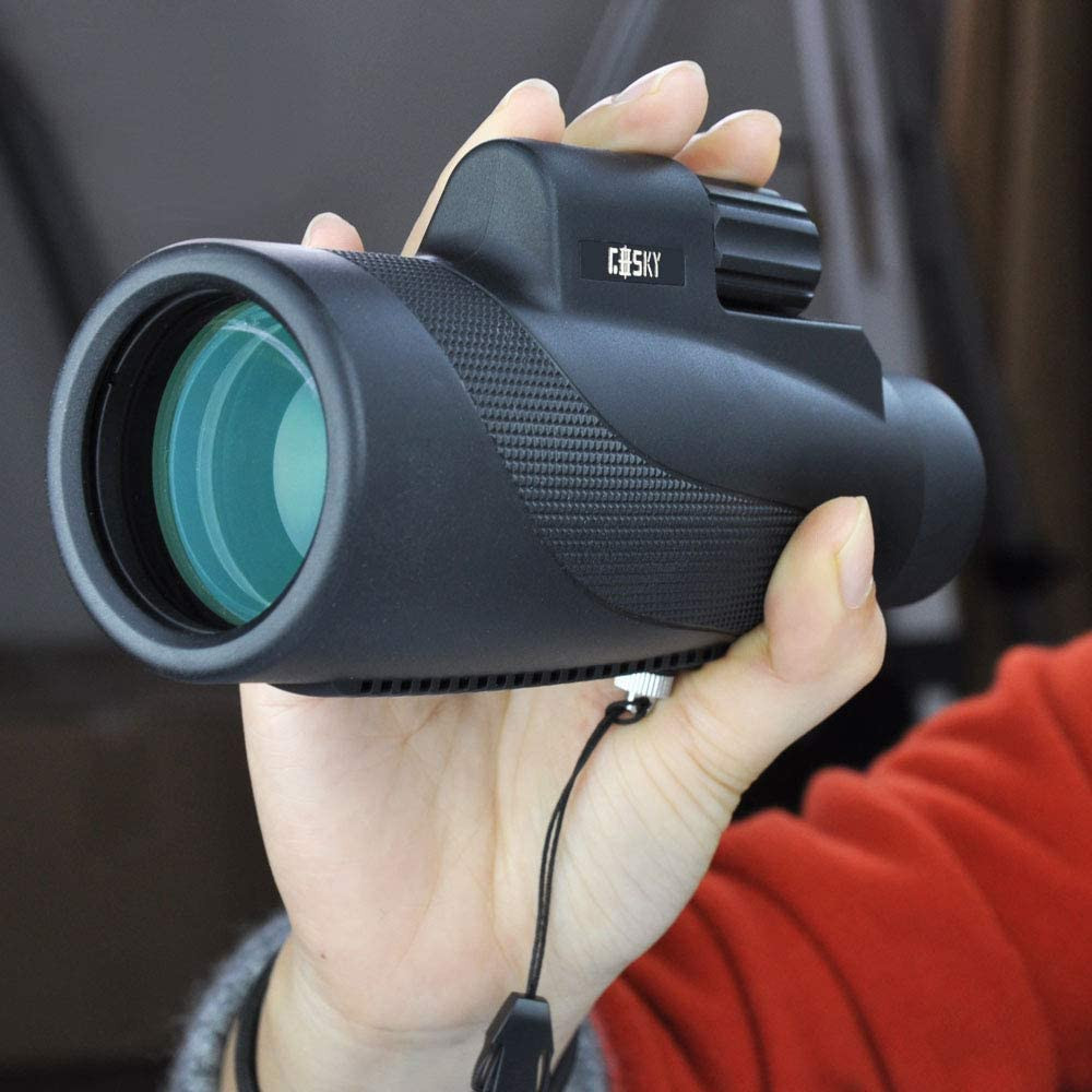 Télescope monoculaire Prisme haute puissance et support de smartphone rapide - Portée antichoc étanche anti-buée – Image 4