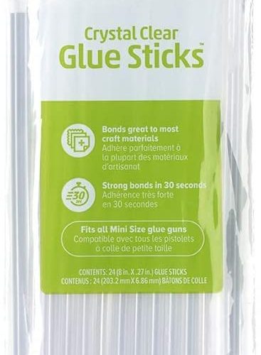 Mini bâton de colle chaude de 8 po - 24pk, réf.