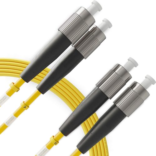 Câble de brassage fibre FC vers FC Duplex monomode  9 / 125um OS1 LSZH - Série de câbles