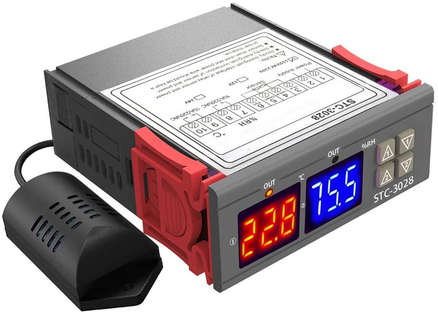 Contrôleur de thermostat d'hygromètre de température et d'humidité