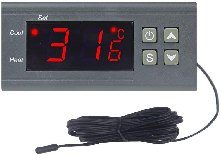 Thermostat numérique STC-1000 AC110-220V avec micro-ordinateur et câble de 1m – Image 3
