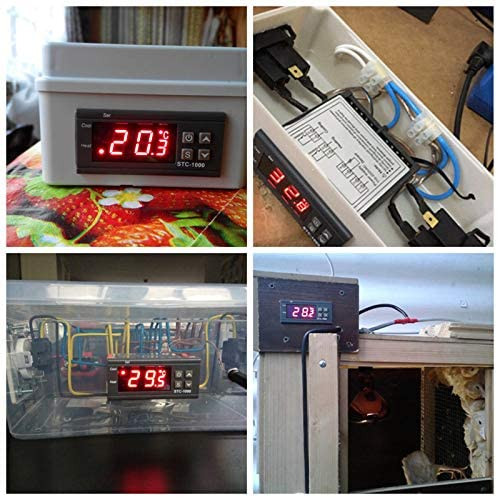 Thermostat numérique STC-1000 AC110-220V avec micro-ordinateur et câble de 1m – Image 4
