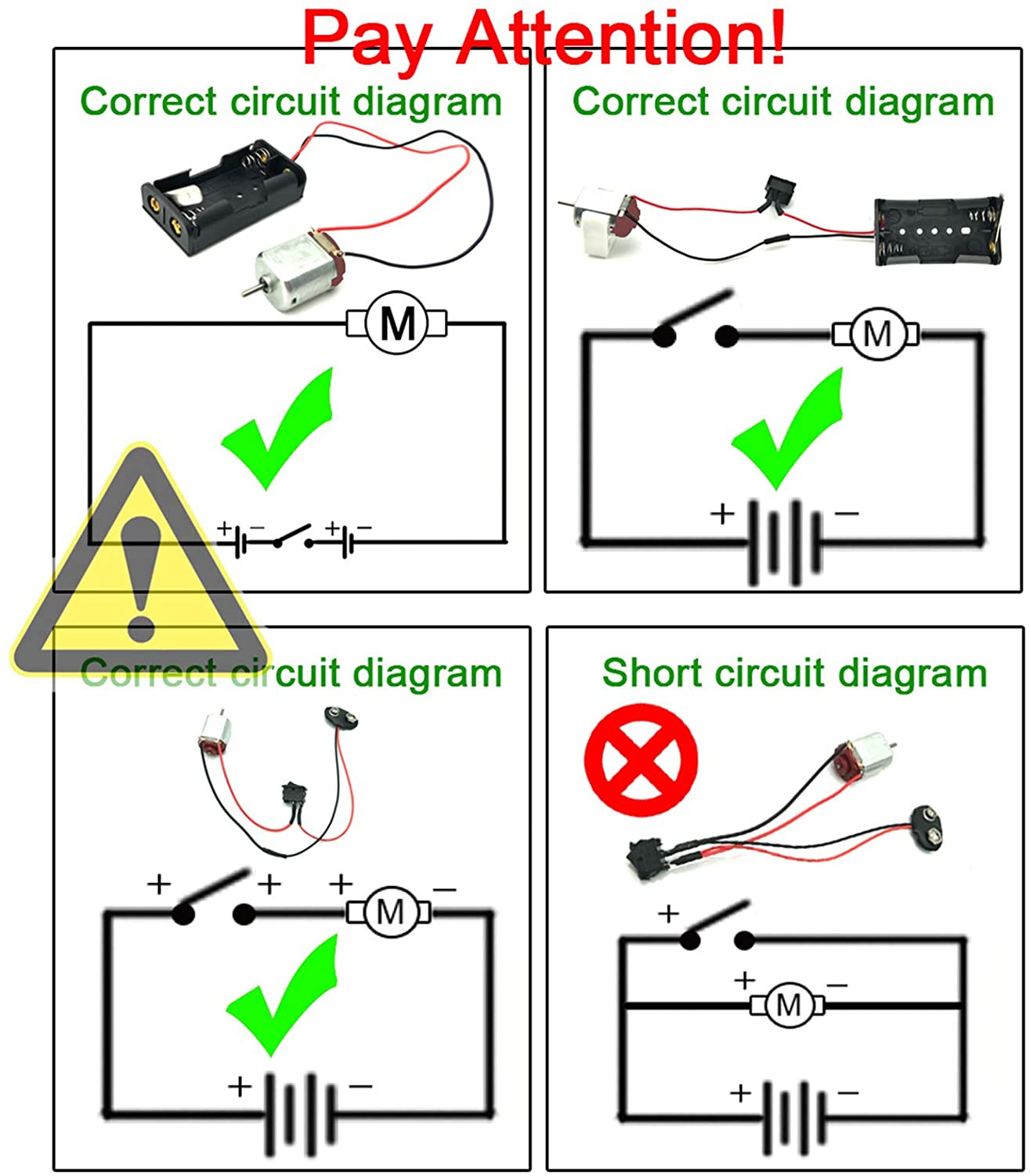 Kit de moteurs à courant continu EUDAX 18, mini moteur de passe-temps électrique 3V -12V 25000 tr – Image 3