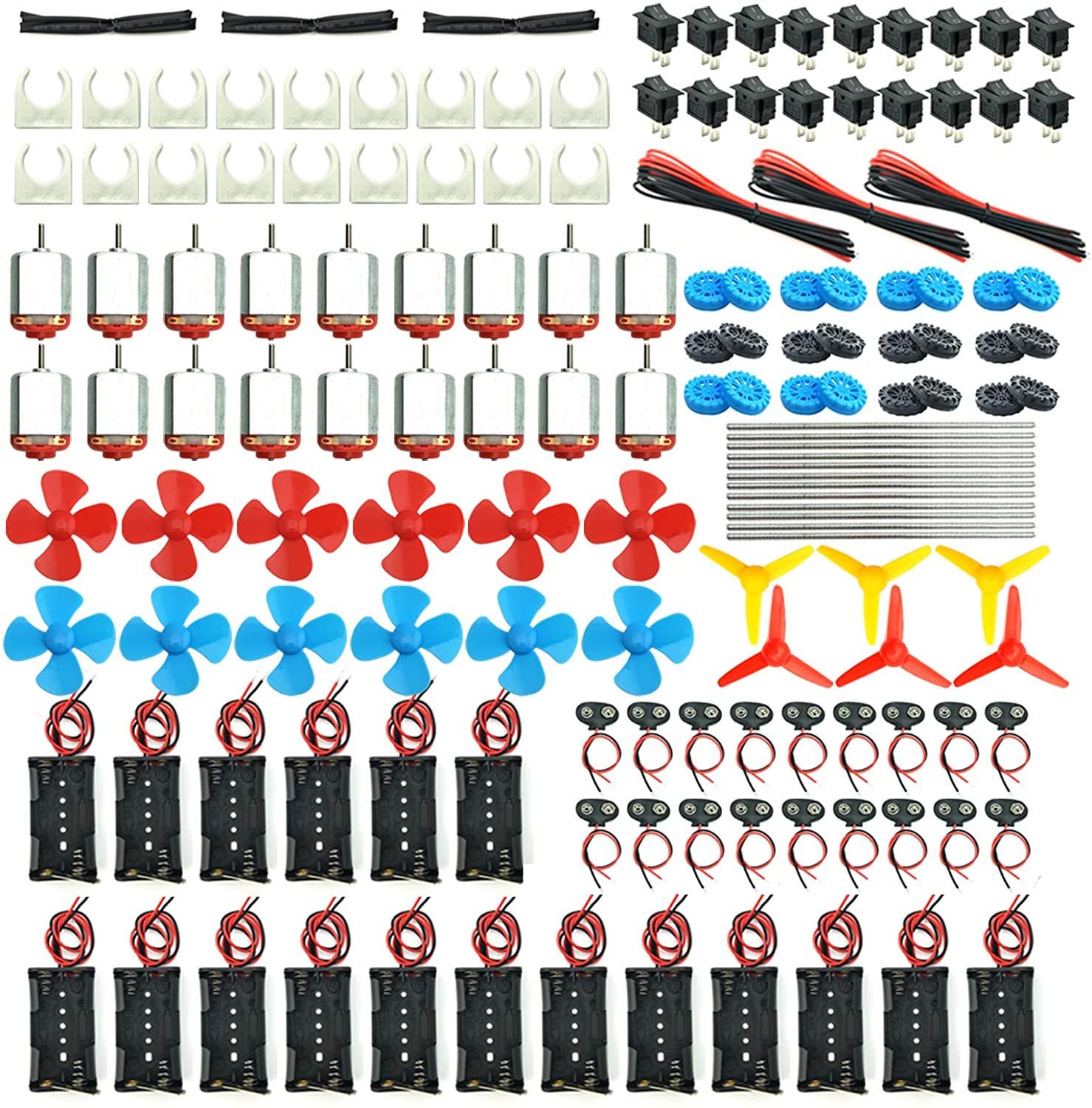 Kit de moteurs à courant continu EUDAX 18, mini moteur de passe-temps électrique 3V -12V 25000 tr