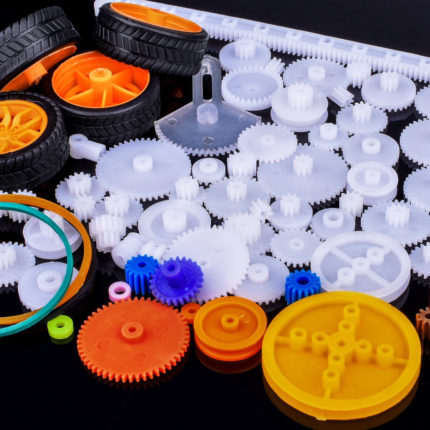 AUKUYEE 78 pièces ensemble d'engrenages en plastique – Image 6