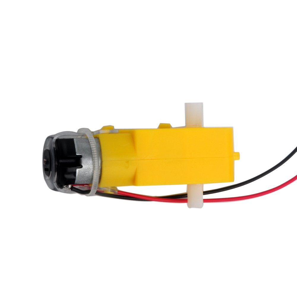 Moteur Pneus en plastique Pneus Roue DC 3-6V pour Arduino – Image 2