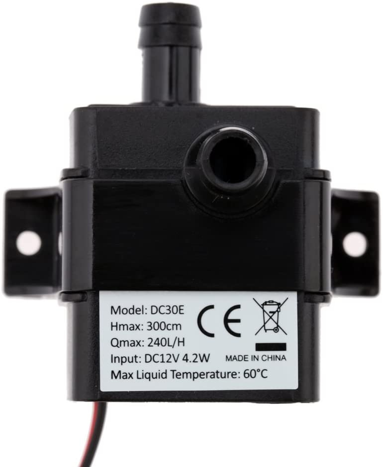 Anself Ultra-silencieux DC12V 4.2W pompe à d'eau submersible étanche pour la circulation de la fontaine d'étang – Image 4