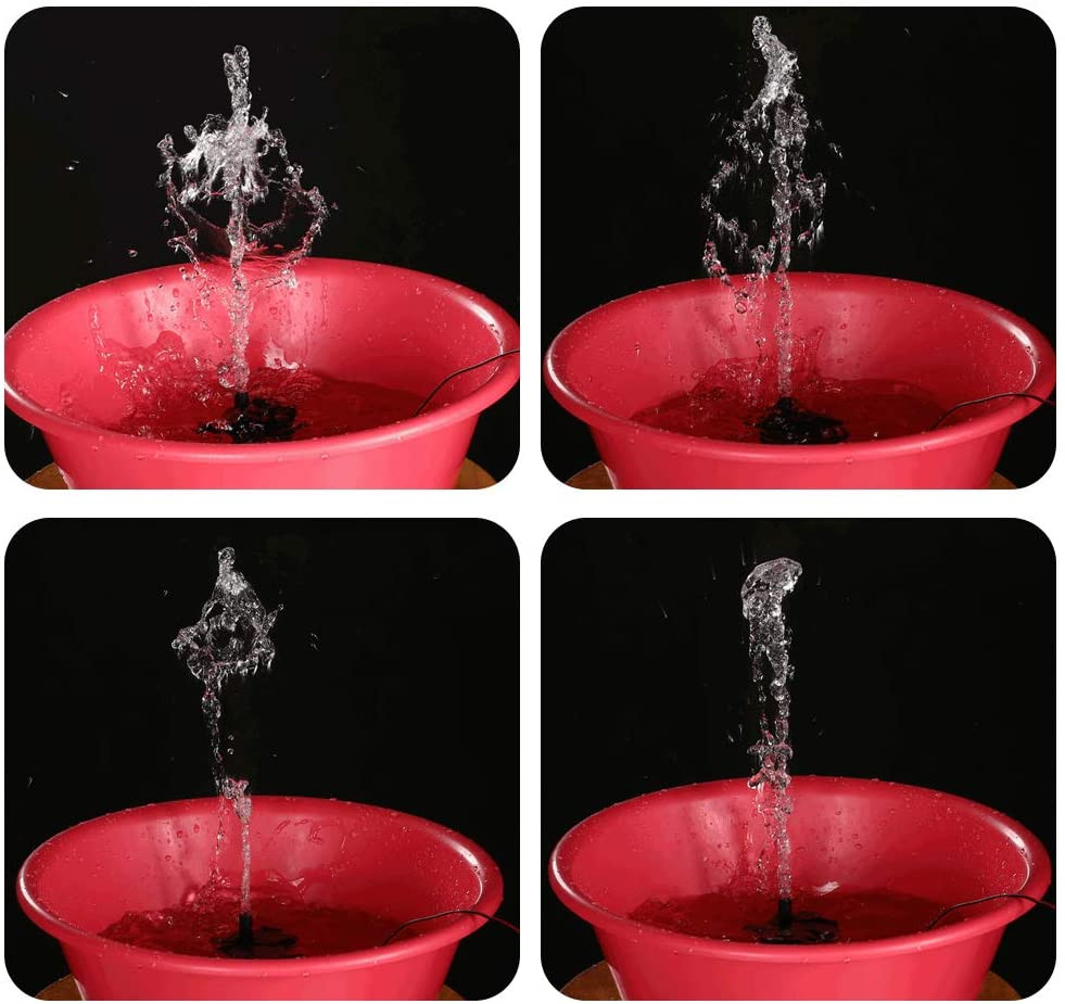 Anself Ultra-silencieux DC12V 4.2W pompe à d'eau submersible étanche pour la circulation de la fontaine d'étang – Image 6