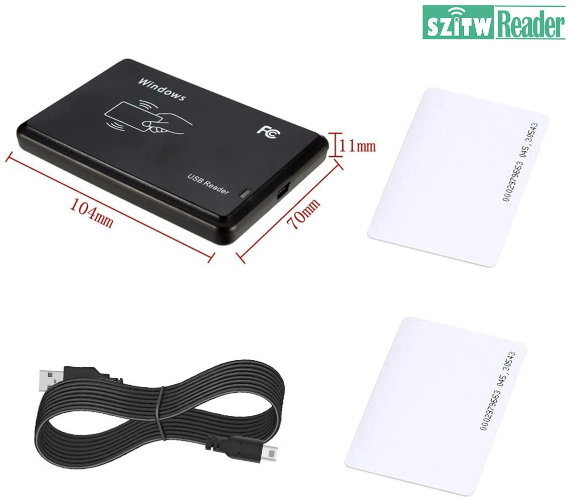Lecteur RFID double fréquence USB 13.56 mhz + 125 khz – Image 2