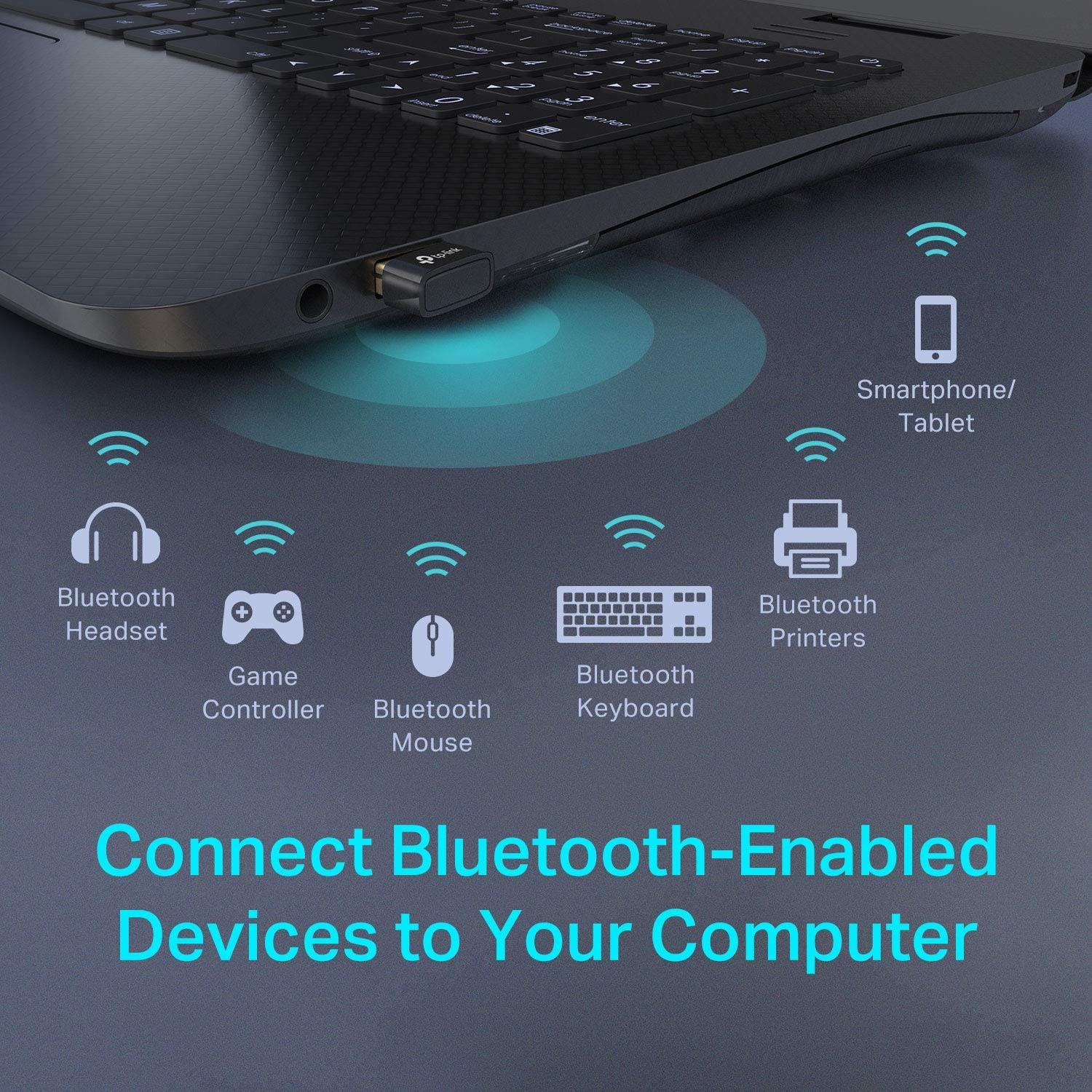 Adaptateur Bluetooth USB TP-Link pour PC (UB400), récepteur de dongle Bluetooth 4.0 – Image 2