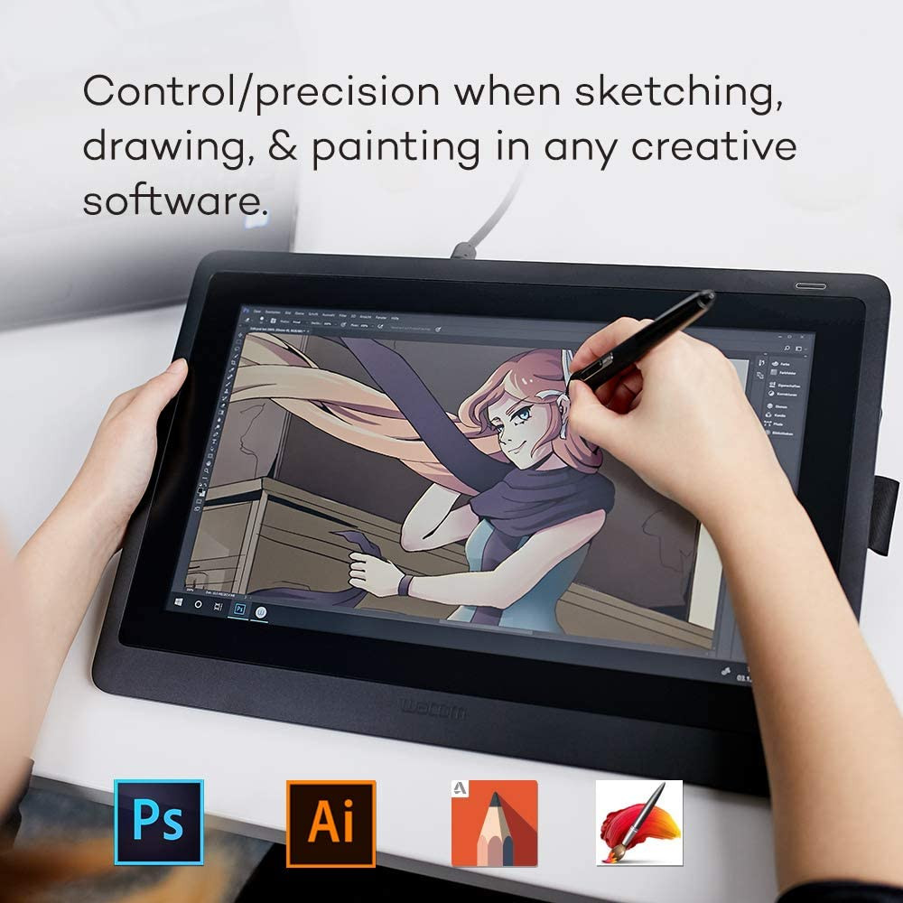 Tablette graphic de dessin Wacom DTK1660K0A Cintiq 16 avec écran – Image 8