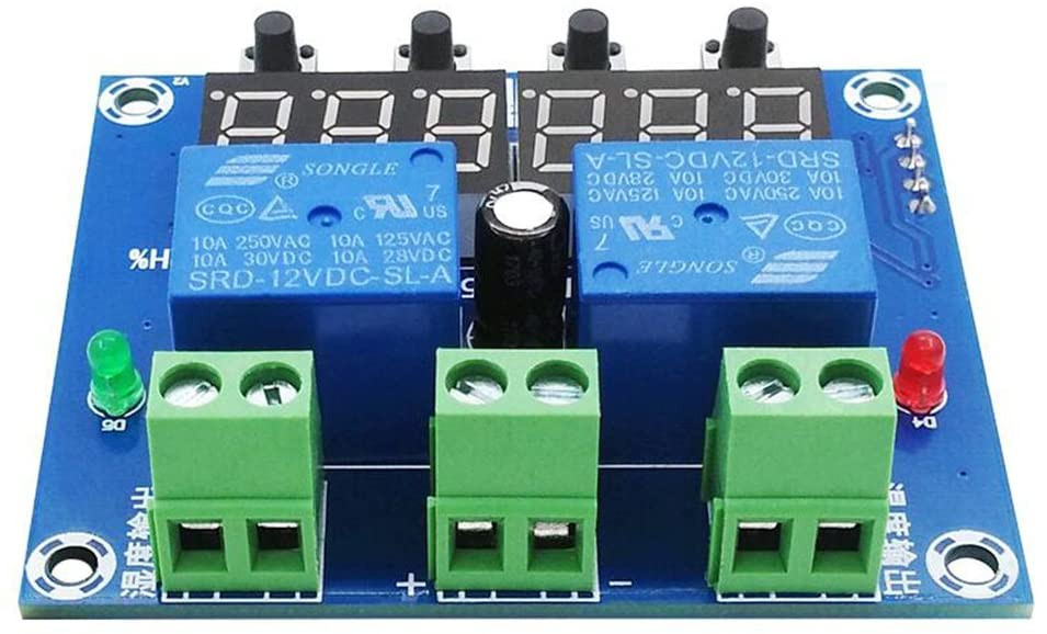 Thermostat de température et d'humidité à deux sorties numériques LED – Image 4
