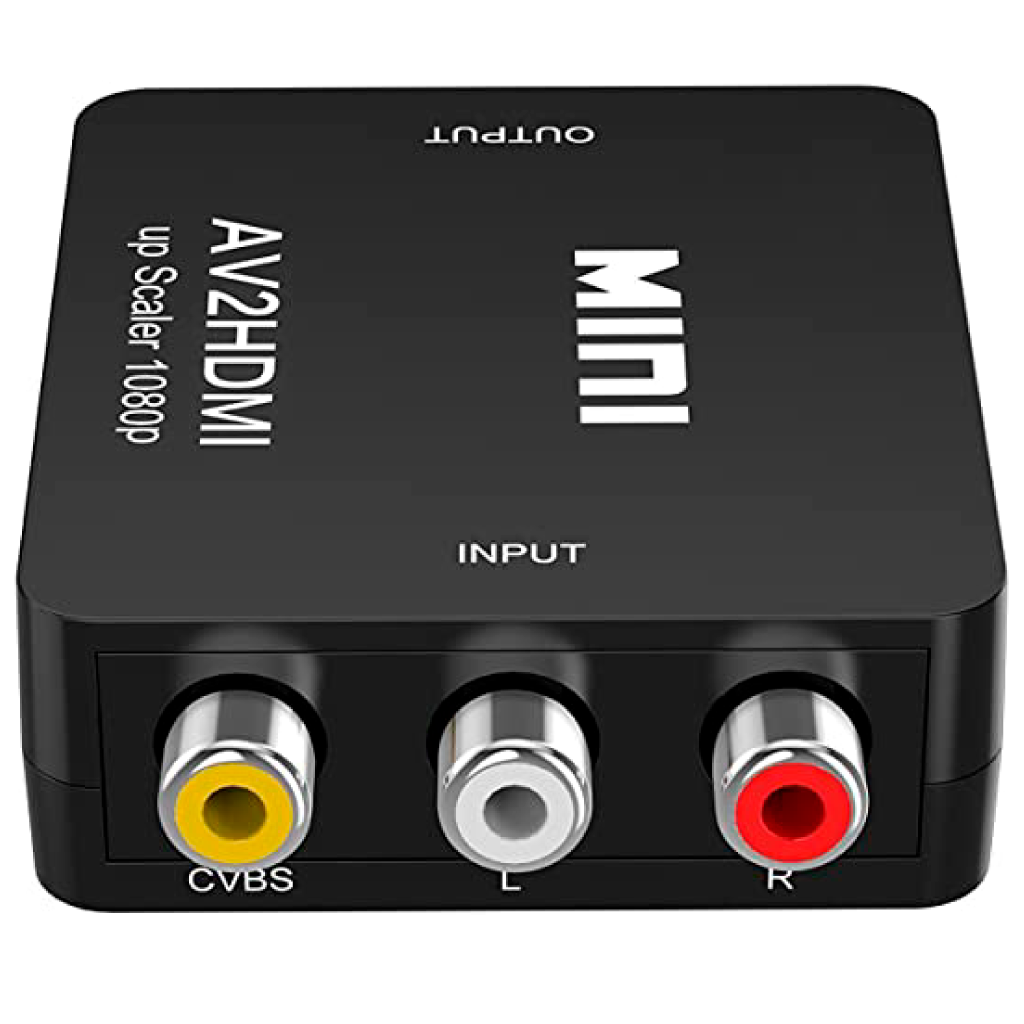RCA vers HDMI, AV vers HDMI, Vilcome 1080P Mini RCA composite CVBS AV vers HDMI Adaptateur de convertisseur audio vidéo – Image 2