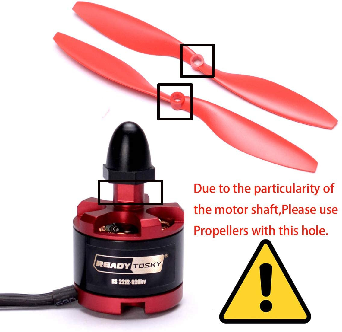 Moteurs sans balais Readytosky® 2212 920KV CW CCW pour F330 X525 F450 S500 F550 S550 DJI Phantom Quadcopter – Image 2