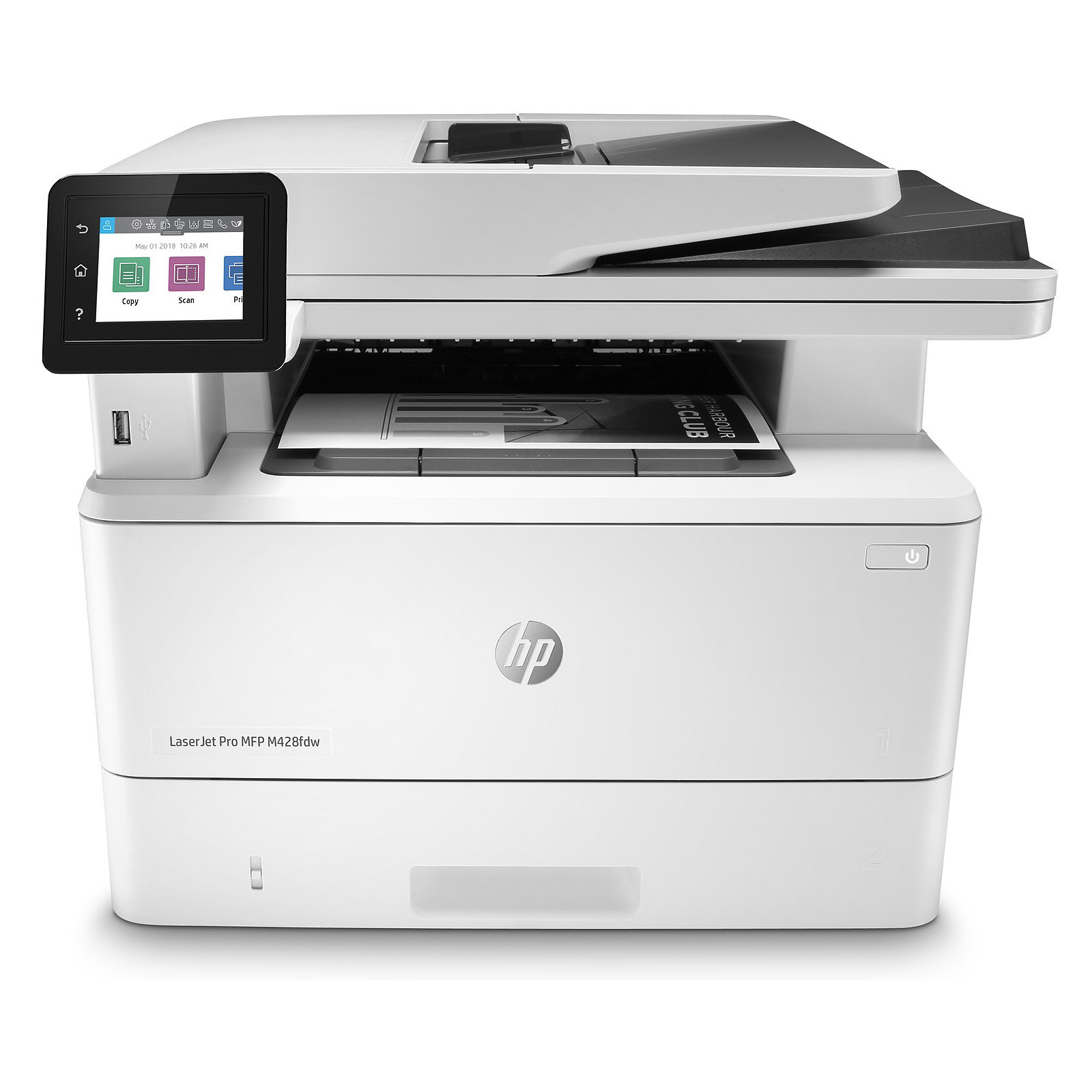 HP IMPRIMANTE LASER JET PRO MULTIFONCTION NOIR ET BLANC MFP M428FDW – Image 3