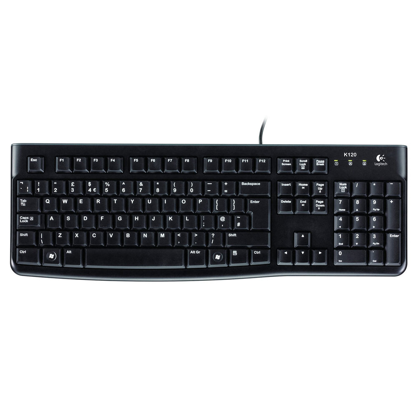 LOGITECH CLAVIER AVEC FIL K120 ORIGINAL – Image 3